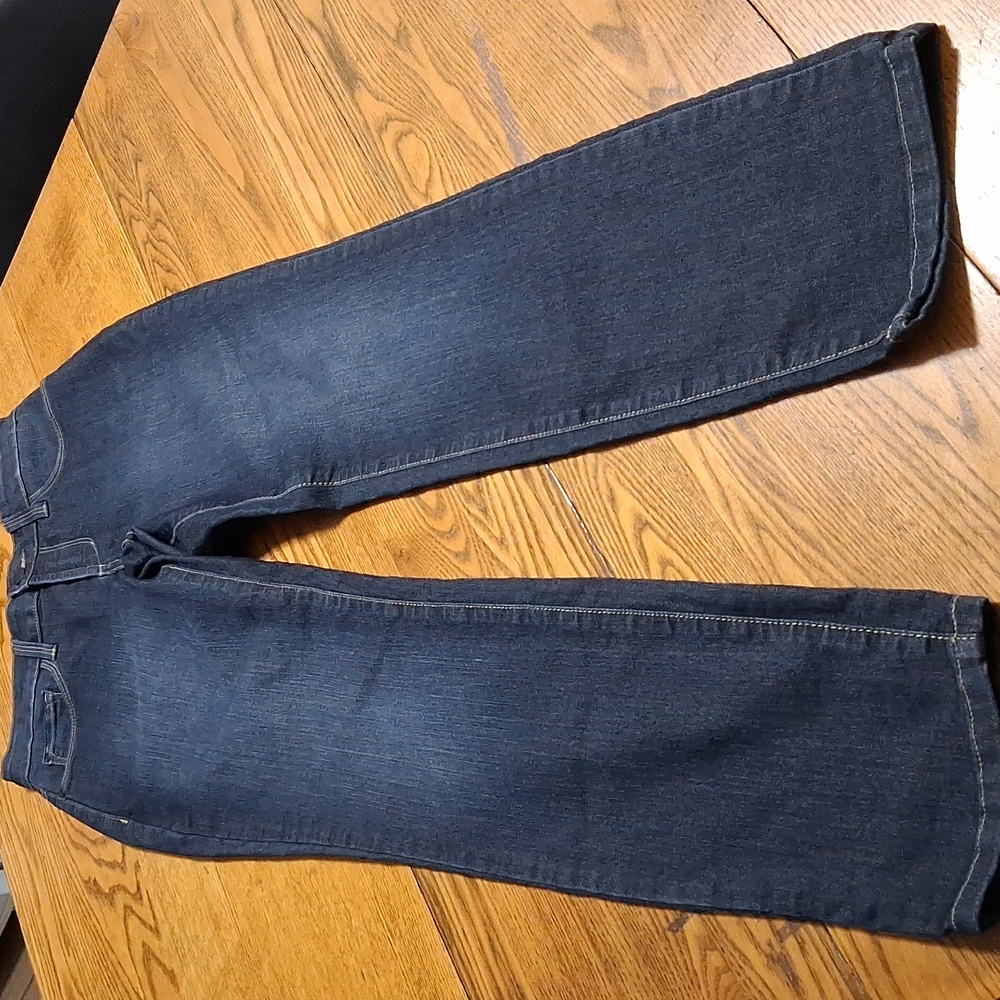 NYDJ Jeans 2 Womens BLUE Dark Wash Preowned Used Denim